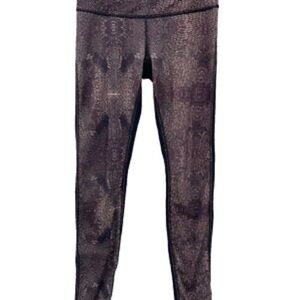 LULULEMON
Women's Size Wunder Under Golden Goddess
Cashew Black Leggings